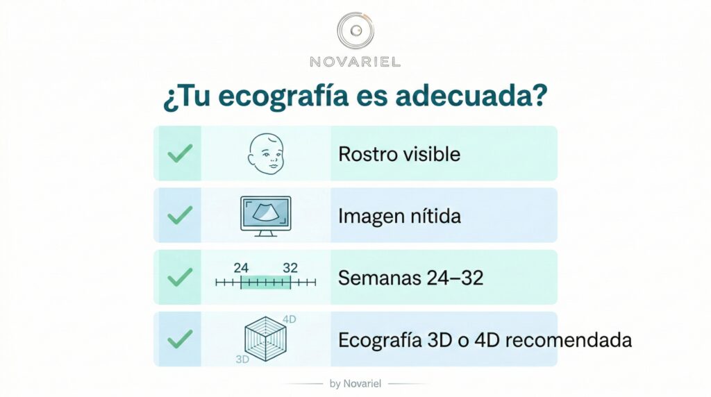 Cómo saber si tu ecografía es adecuada para generar una imagen de bebé