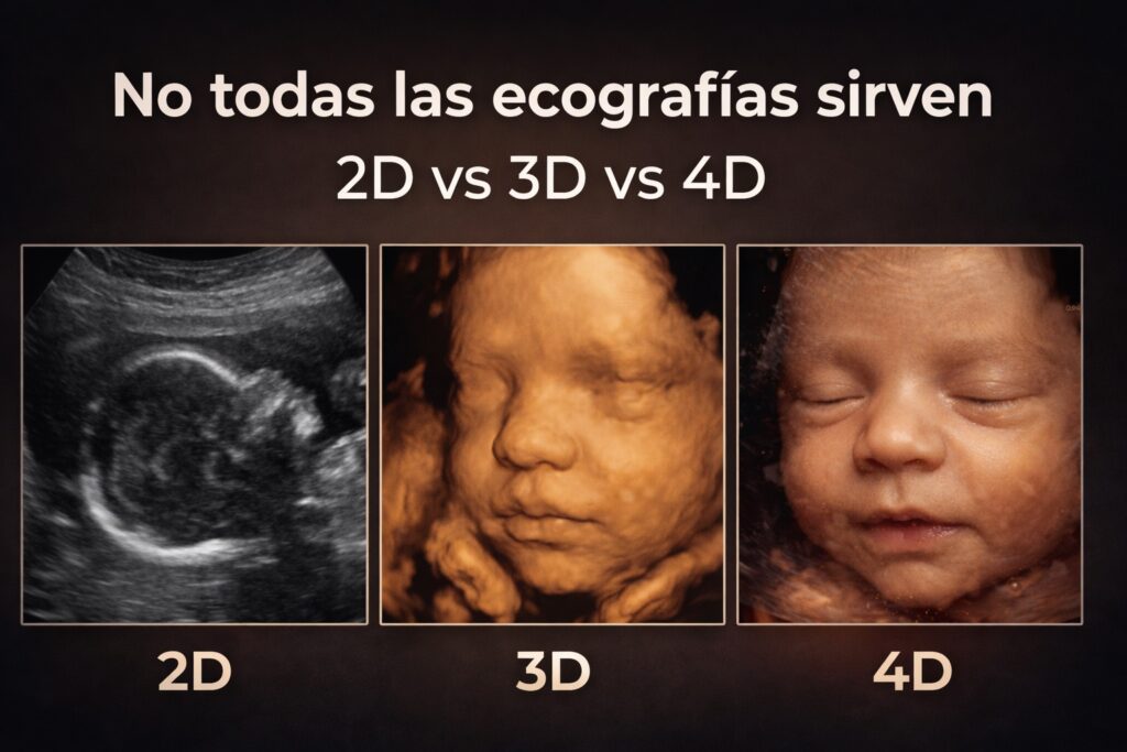 ecografía es mejor para ver la cara del bebé con IA