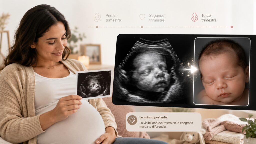 Mejor semana del embarazo para convertir una ecografía en imagen hiperrealista con IA